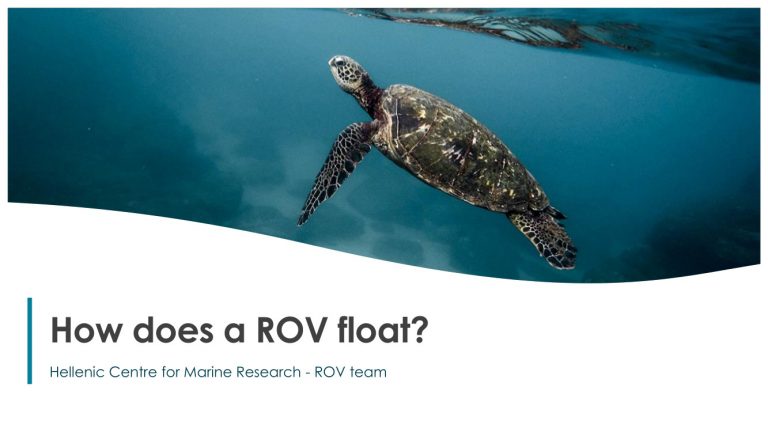 How does a ROV float?