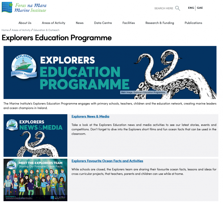Explorers Education Programme