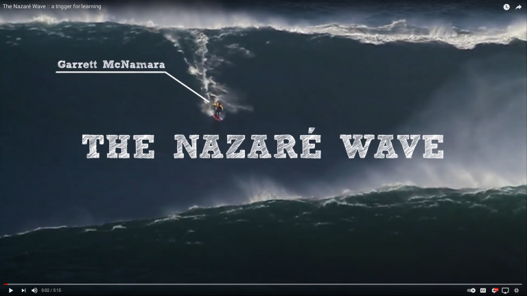 The Nazaré Wave: a trigger for learning