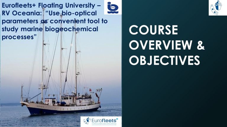 RV OCEANIA FLOATING UNIVERSITY – ‘COURSE OVERVIEW AND OBJECTIVES’.