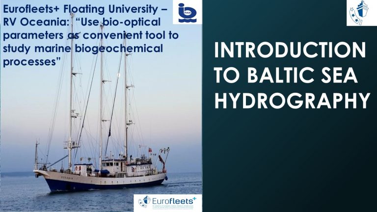 RV OCEANIA FLOATING UNIVERSITY – ‘INTRODUCTION TO BALTIC SEA HYDROGRAPHY’.
