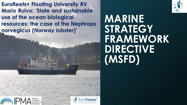 RV MARIO RUIVO FLOATING UNIVERSITY –‘MARINE STRATEGY FRAMEWORK DIRECTIVE (MSFD)’.