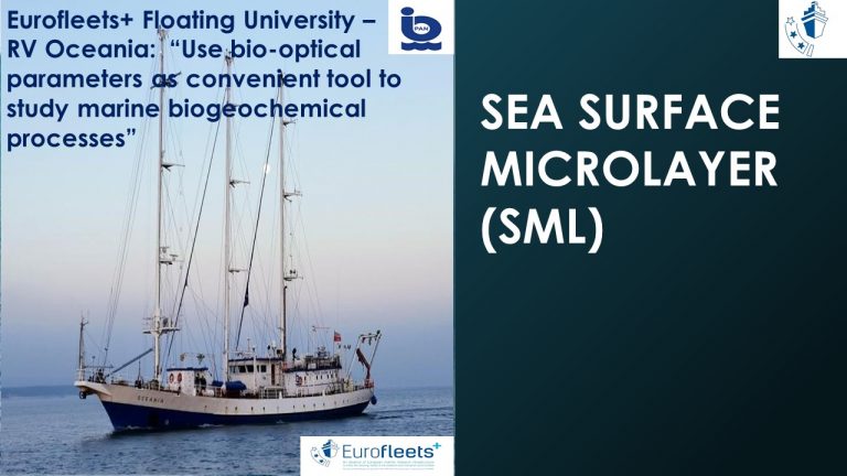 RV OCEANIA FLOATING UNIVERSITY – ‘SEA SURFACE MICROLAYER (SML)’.